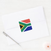 Zuid-Afrikaanse vlag Vierkante Sticker (Envelop)