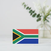 Zuid-Afrikaanse vlag Visitekaartje (Staand voorkant)
