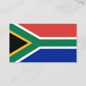 Zuid-Afrikaanse vlag Visitekaartje (Voorkant)