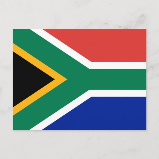 Zuid-Afrikaanse vlag, vlag van Zuid-Afrika Briefkaart (Voorkant)