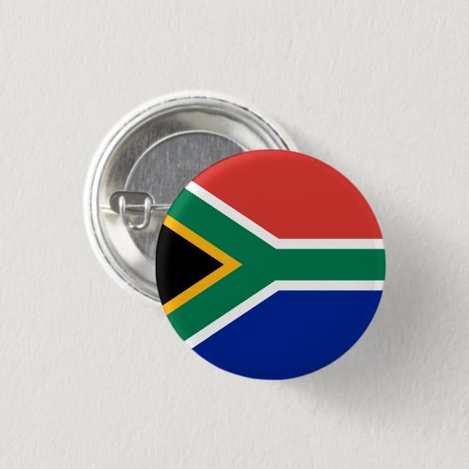 Zuid-Afrikaanse vlag, vlag van Zuid-Afrika Ronde Button 3,2 Cm (Voorkant /achterkant)