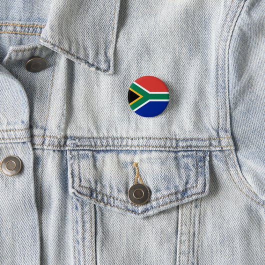 Zuid-Afrikaanse vlag, vlag van Zuid-Afrika Ronde Button 3,2 Cm (In situ)