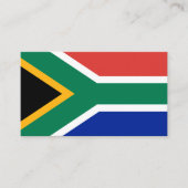 Zuid-Afrikaanse vlag, vlag van Zuid-Afrika Visitekaartje (Voorkant)