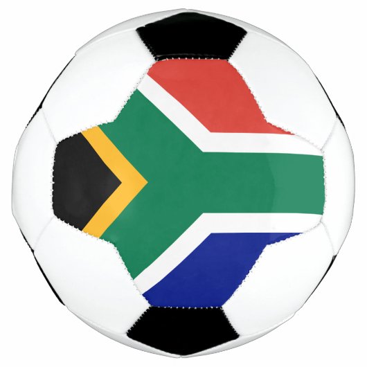 Zuid-Afrikaanse vlag Voetbal (Voorkant)