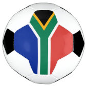 Zuid-Afrikaanse vlag Voetbal (Gedraaid)