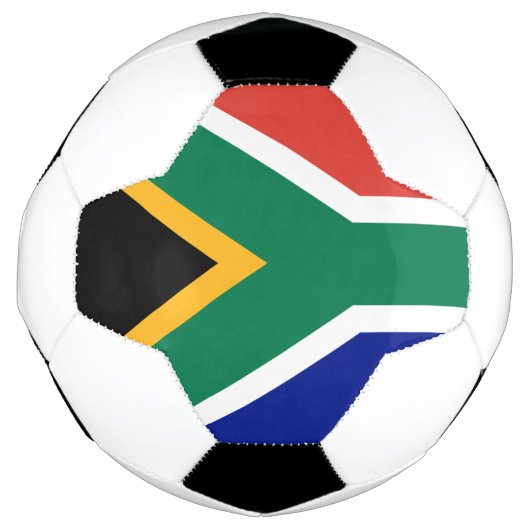 zuid - afrikaanse vlag voetbal (Voorkant)