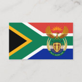 Zuid-Afrikaanse Vlag & Wapen, Zuid-Afrika Visitekaartje (Voorkant)
