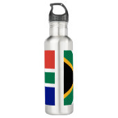 Zuid-Afrikaanse vlag Waterfles (Achterkant)