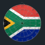 Zuid-Afrikaanse vlag Zuid-Afrika Dart Board Dartbord<br><div class="desc">Zuid-Afrikaanse vlag van Zuid-Afrika Dart Board: Show je trots op Zuid-Afrika met deze aanpasbare Zuid-Afrikaanse vlag Dart Board.</div>