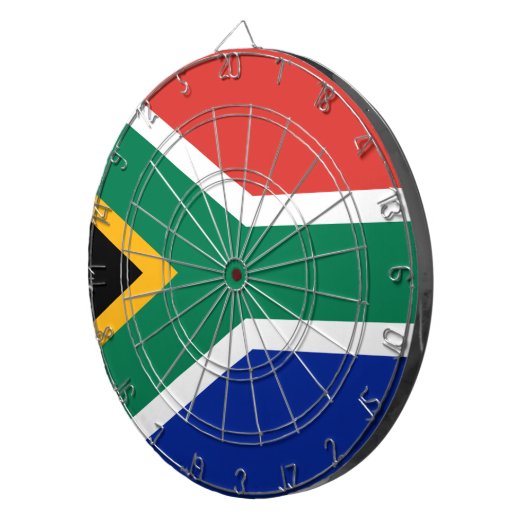 Zuid-Afrikaanse vlag Zuid-Afrika Dart Board Dartbord (Voorkant Rechts)