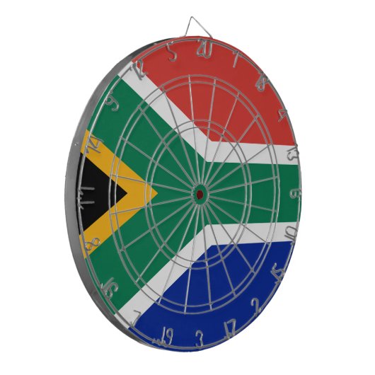 Zuid-Afrikaanse vlag Zuid-Afrika Dart Board Dartbord (Voorkant Links)