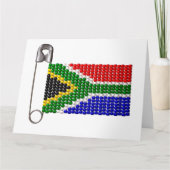 Zuid-Afrikaanse vlag Zulu Bead Kaart (Voorkant)