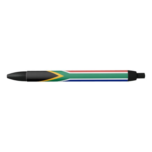 Zuid-Afrikaanse vlag Zwarte Inkt Pen (Voorkant)