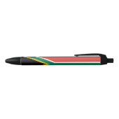 Zuid-Afrikaanse vlag Zwarte Inkt Pen (Bovenkant)