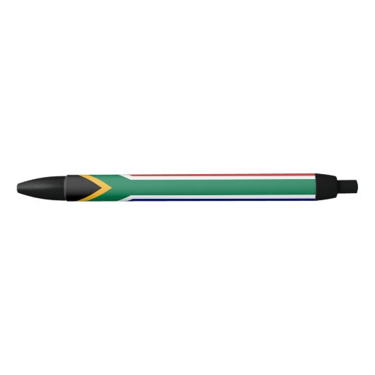 Zuid-Afrikaanse vlag Zwarte Inkt Pen (Voorkant)