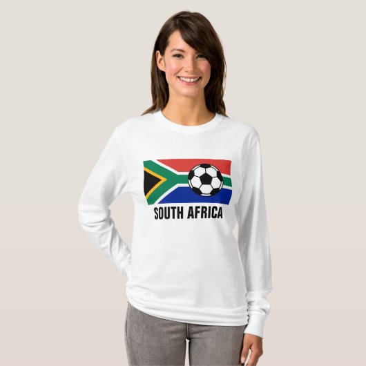 Zuid-Afrikaanse Voetbal T-shirt (Voorkant volledig)