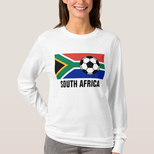 Zuid-Afrikaanse Voetbal T-shirt (Voorkant)