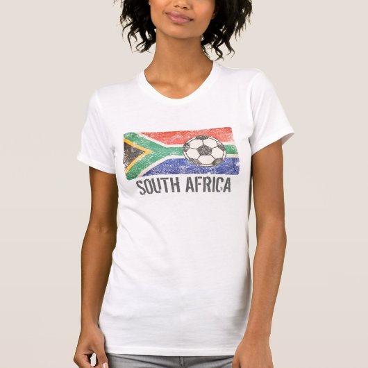 Zuid-Afrikaanse Voetbal T-shirt (Voorkant)