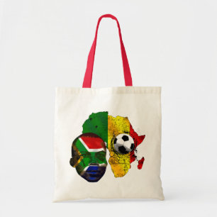 Zuid-Afrikaanse voetballiefhebbers Zuid-AFrican vl Tote Bag