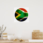 Zuid-Afrikaanse wereld Poster (Keuken)