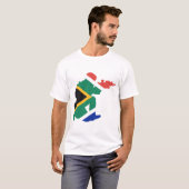 Zuid-Afrikaanse zegel T-shirt (Voorkant volledig)
