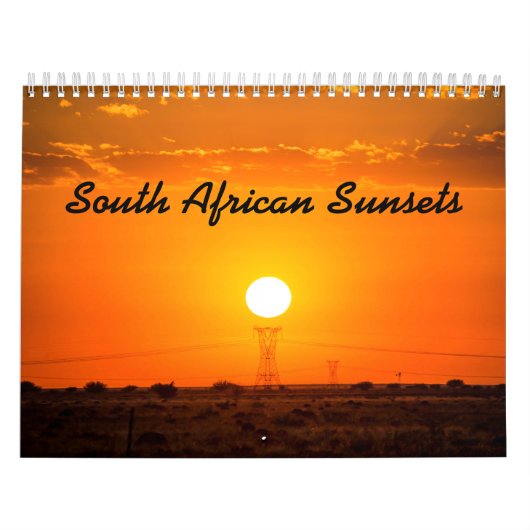 Zuid-Afrikaanse Zonsondergangen Kalender (Hoes)