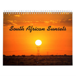 Zuid-Afrikaanse Zonsondergangen Kalender
