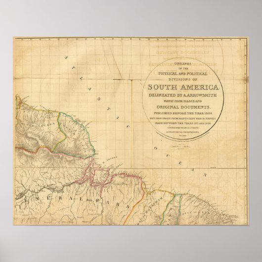 Zuid - Amerika 10 Poster (Voorkant)