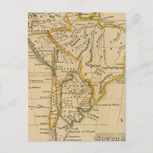 Zuid - Amerika 11 Briefkaart (Voorkant)
