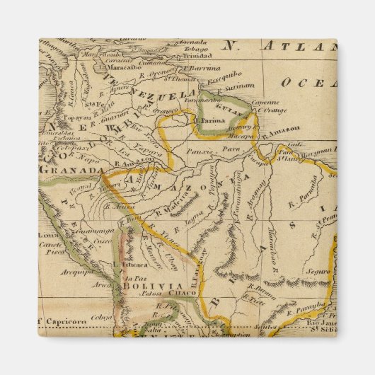 Zuid - Amerika 11 Magneet (Voorkant)