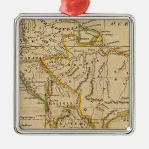 Zuid - Amerika 11 Metalen Ornament