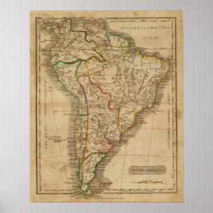 Zuid - Amerika 12 Poster