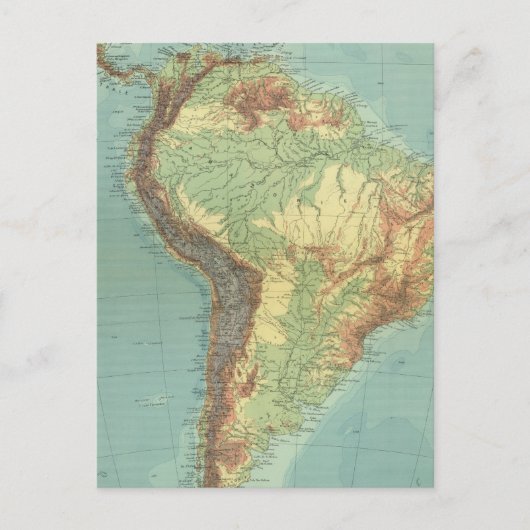 Zuid - Amerika 14 Briefkaart (Voorkant)