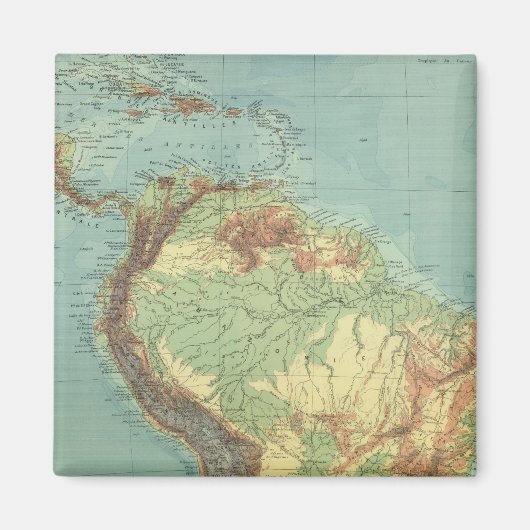 Zuid - Amerika 14 Magneet (Voorkant)