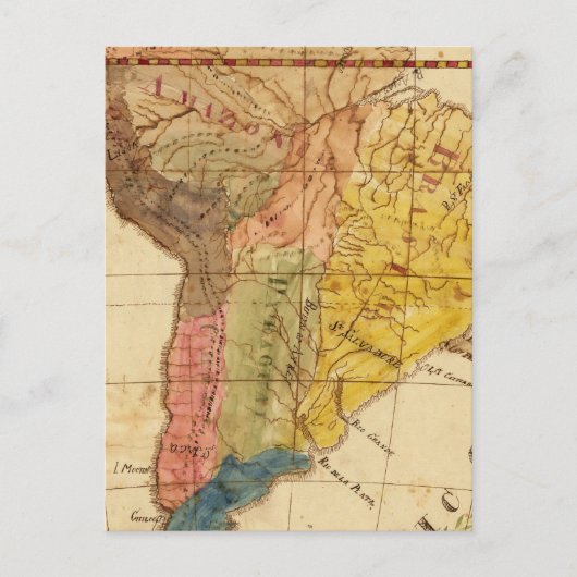 Zuid - Amerika 15 Briefkaart (Voorkant)