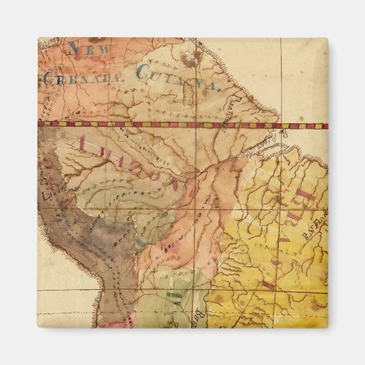 Zuid - Amerika 15 Magneet (Voorkant)