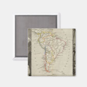 Zuid - Amerika 16 Magneet (Voorkant / Achterkant)