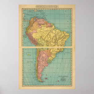 Zuid - Amerika 16 Poster