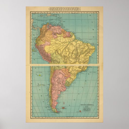 Zuid - Amerika 16 Poster (Voorkant)