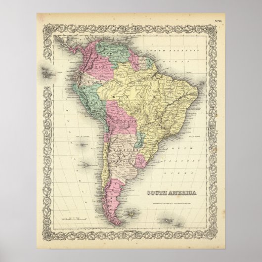 Zuid - Amerika 17 Poster (Voorkant)