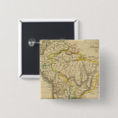 Zuid - Amerika 18 Vierkante Button 5,1 Cm (Voorkant /achterkant)