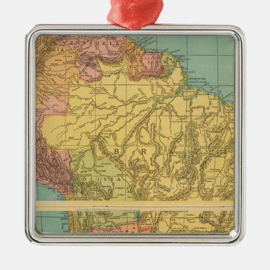 Zuid-Amerika 20 Metalen Ornament (Voorkant)