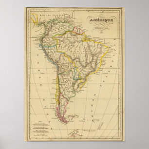 Zuid-Amerika 22 Poster