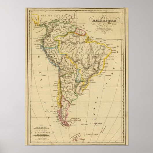 Zuid-Amerika 22 Poster (Voorkant)