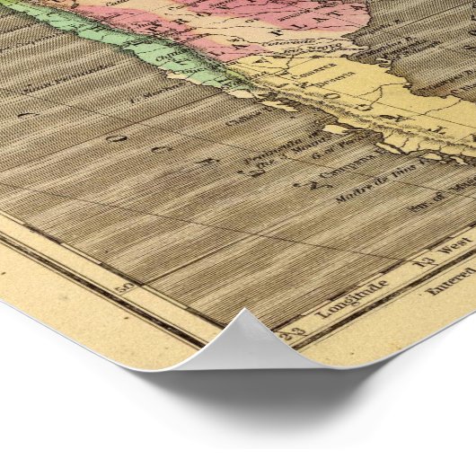 Zuid-Amerika 23 Poster (Hoek)