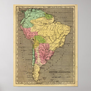 Zuid-Amerika 23 Poster