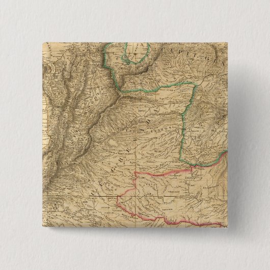 Zuid-Amerika 24 Vierkante Button 5,1 Cm (Voorkant)