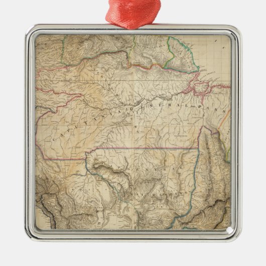 Zuid-Amerika 25 Metalen Ornament (Voorkant)