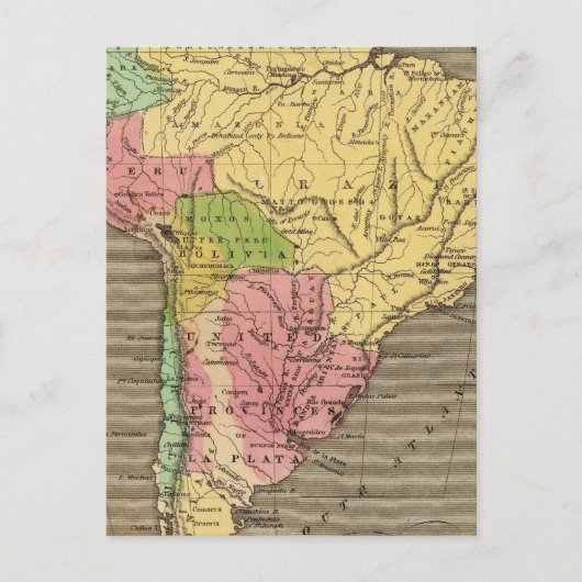 Zuid-Amerika 27 Briefkaart (Voorkant)