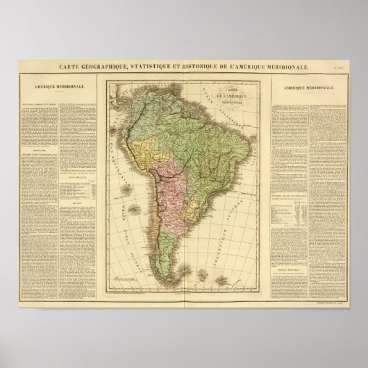 Zuid-Amerika 29 Poster (Voorkant)